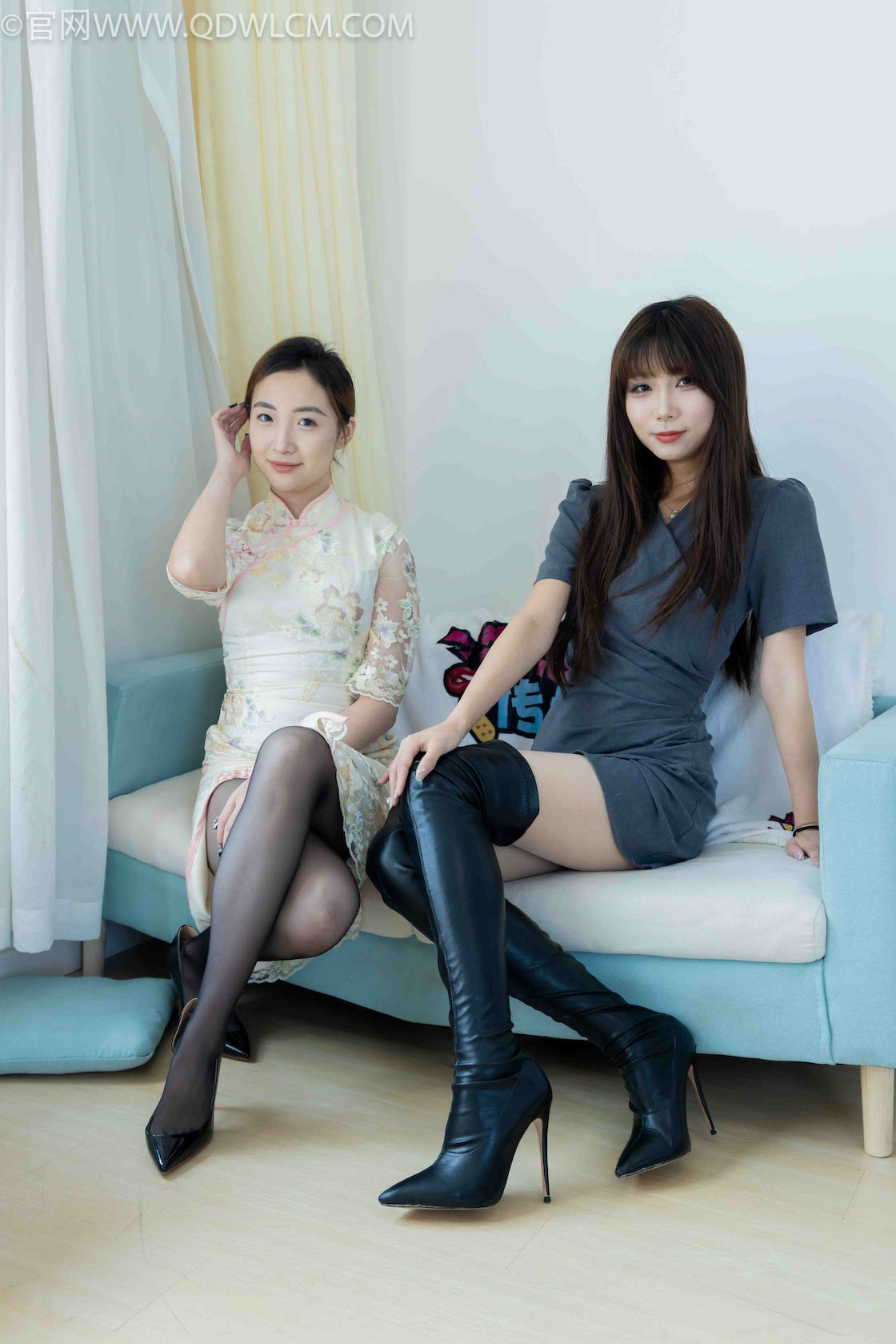 物恋传媒2169期：恬恬泡泡-靴子、高跟鞋、薄黑丝薄白丝（均为脚尖透明款）、物恋传媒摄影作品HF.jpg